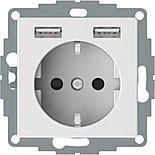 1-VÄGS UTTAG MED 2XUSB - EXXACT