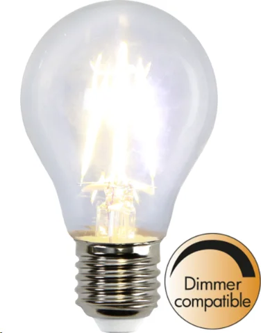 LED-LAMPA E27 A60 CLEAR