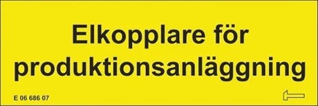SJÄLVHÄFTANDE DEKAL FÖR ELKOPPLARE