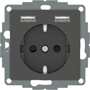 1-VÄGS UTTAG MED 2XUSB - EXXACT